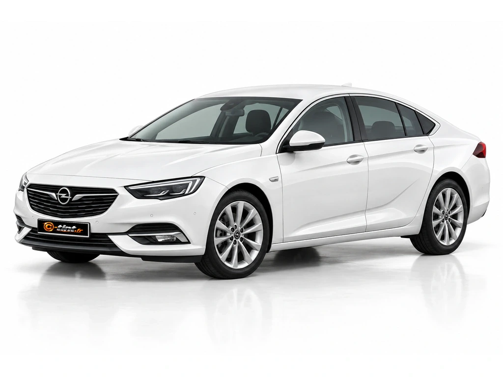 Opel Insignia B — Grand Sport · Berline à hayon · 5 portes — vue trois-quarts avant vers la gauche