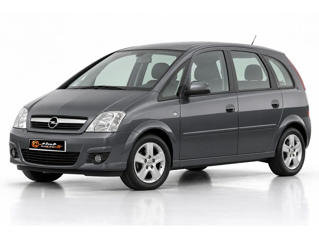 Opel Meriva A — Génération 1 · Monospace · 5 portes — vue trois-quarts avant vers la gauche