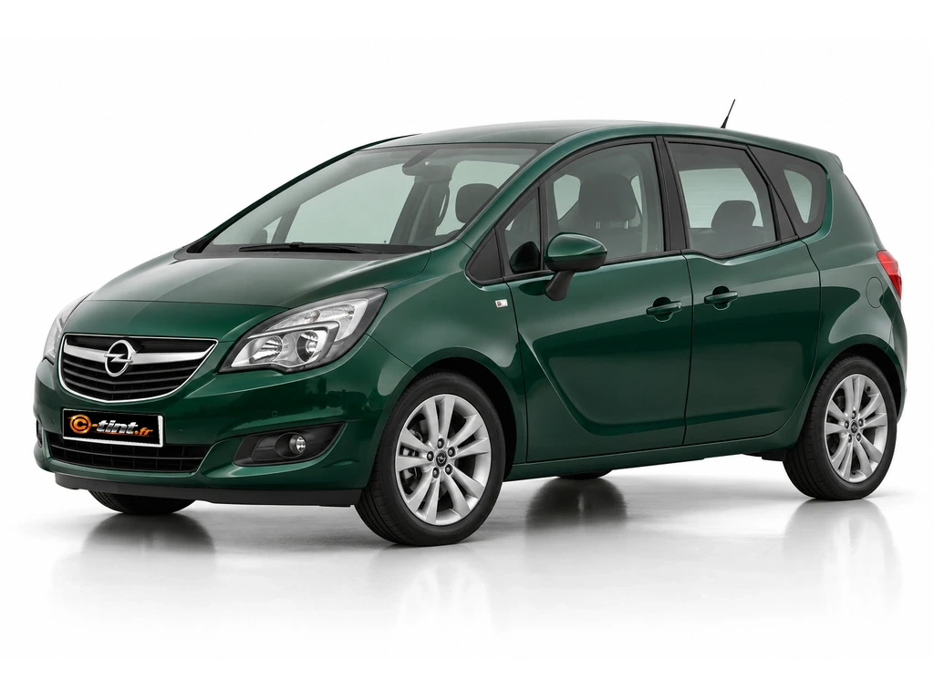 Opel Meriva B — Génération 2 · Monospace · 5 portes — vue trois-quarts avant vers la gauche