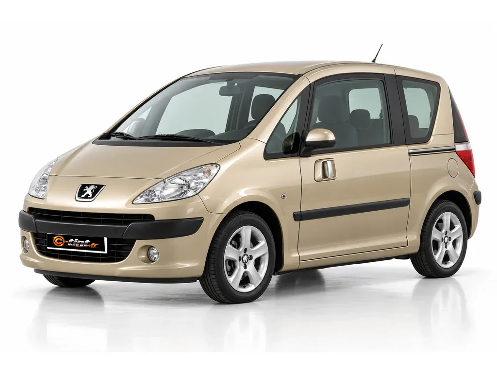 Peugeot 1007 K · Monospace · 3 portes — vue trois-quarts avant vers la gauche