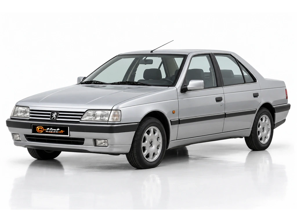 Peugeot 405 15B/15E/4B/4E — Berline · Berline · 4 portes — vue trois-quarts avant vers la gauche