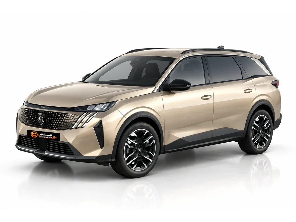 Peugeot 5008 Génération 3 · SUV · 5 portes — vue trois-quarts avant vers la gauche