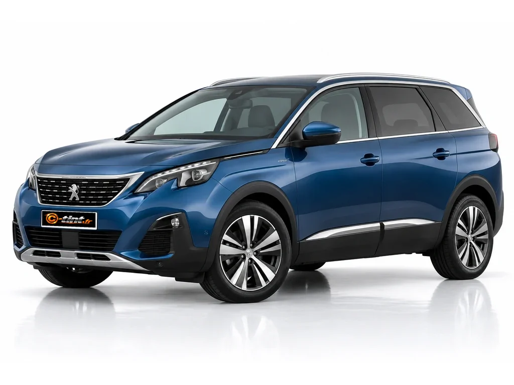 Peugeot 5008 P87 — Génération 2 · SUV · 5 portes — vue trois-quarts avant vers la gauche