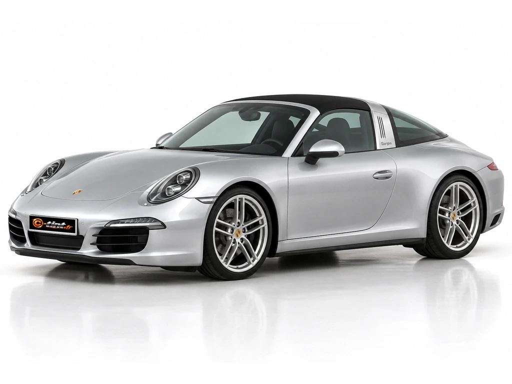 Porsche 911 991 — Génération 7 — Targa Coupe · Cabriolet · 2 portes — vue trois-quarts avant vers la gauche