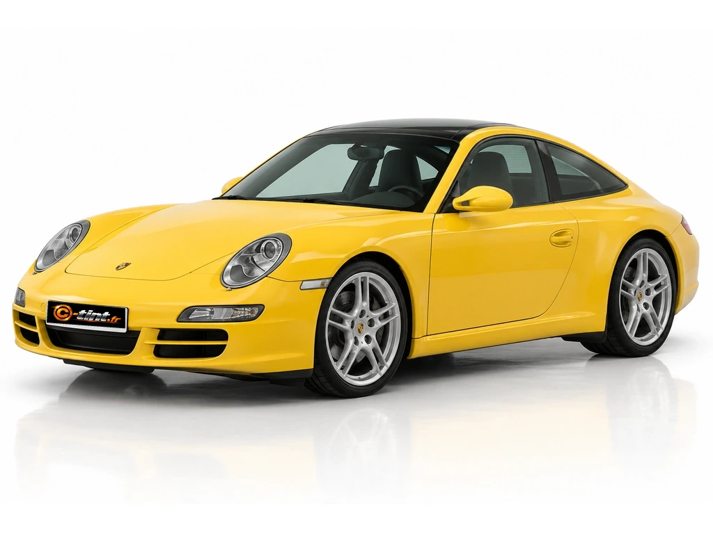 Porsche 911 997 — Génération 6 — Targa Coupe · Cabriolet · 2 portes — vue trois-quarts avant vers la gauche