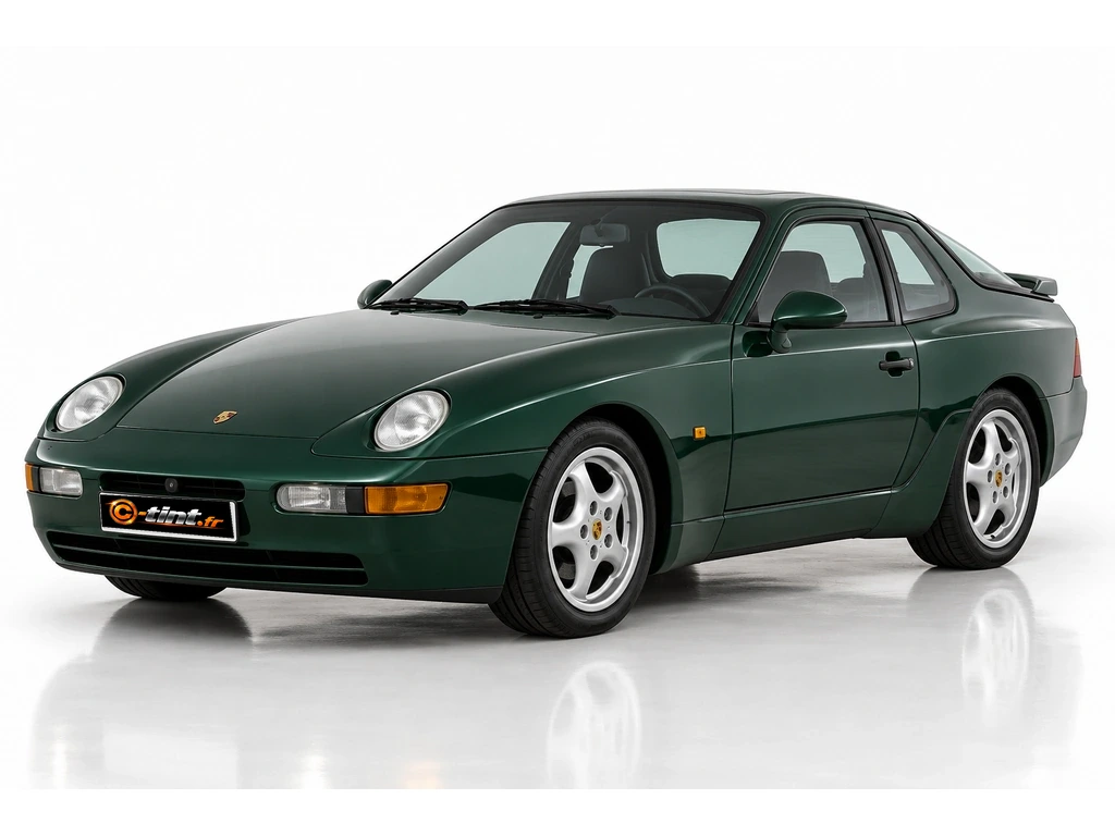 Porsche 968 Coupe · Coupé · 3 portes — vue trois-quarts avant vers la gauche