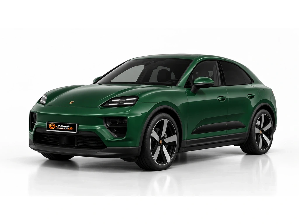 Porsche Macan Génération 2 — Electric · SUV · 5 portes — vue trois-quarts avant vers la gauche