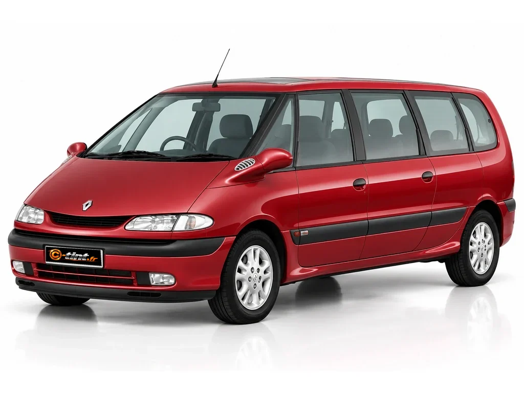 Renault Grand Espace JE — Génération 3 — Long — lunette arrière ouvrante · Monospace · 5 portes — vue trois-quarts avant vers la gauche