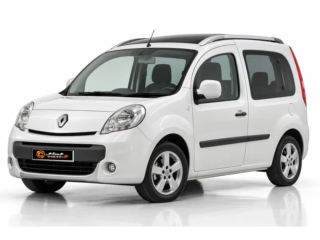 Renault Kangoo W — Génération 2 — Be Bop · Monospace · 3 portes — vue trois-quarts avant vers la gauche