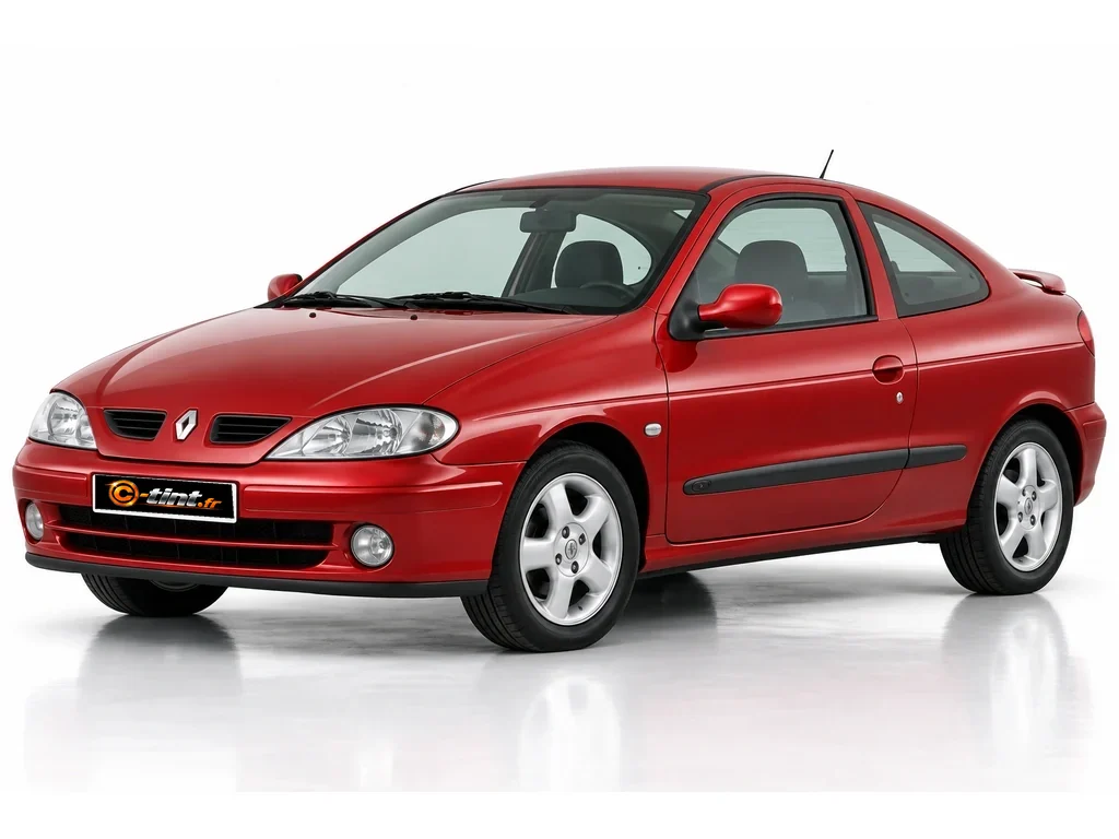 Renault Megane BA/DA/LA/EA — Génération 1 — Coupe · Coupé · 2 portes — vue trois-quarts avant vers la gauche