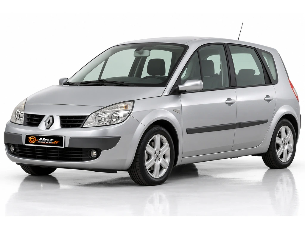 Renault Scenic JM — Génération 2 — Court · Monospace · 5 portes — vue trois-quarts avant vers la gauche