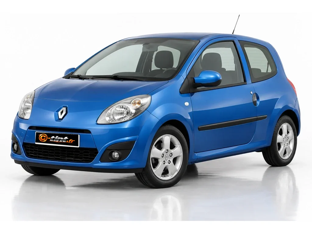 Renault Twingo N — Génération 2 — Phase 1 · Berline compacte · 3 portes — vue trois-quarts avant vers la gauche