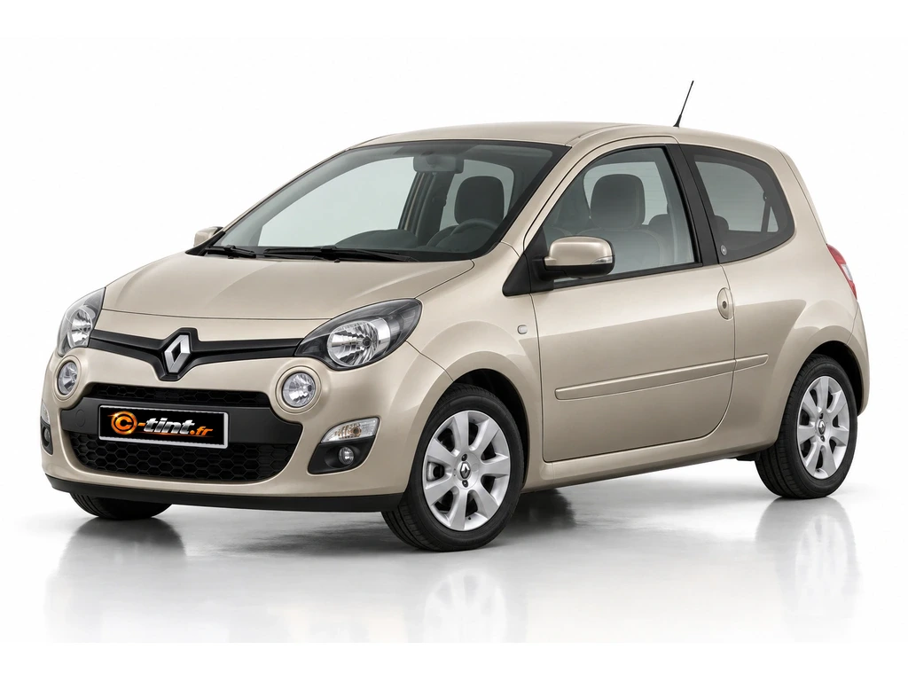Renault Twingo N — Génération 2 — Phase 2 · Berline compacte · 3 portes — vue trois-quarts avant vers la gauche