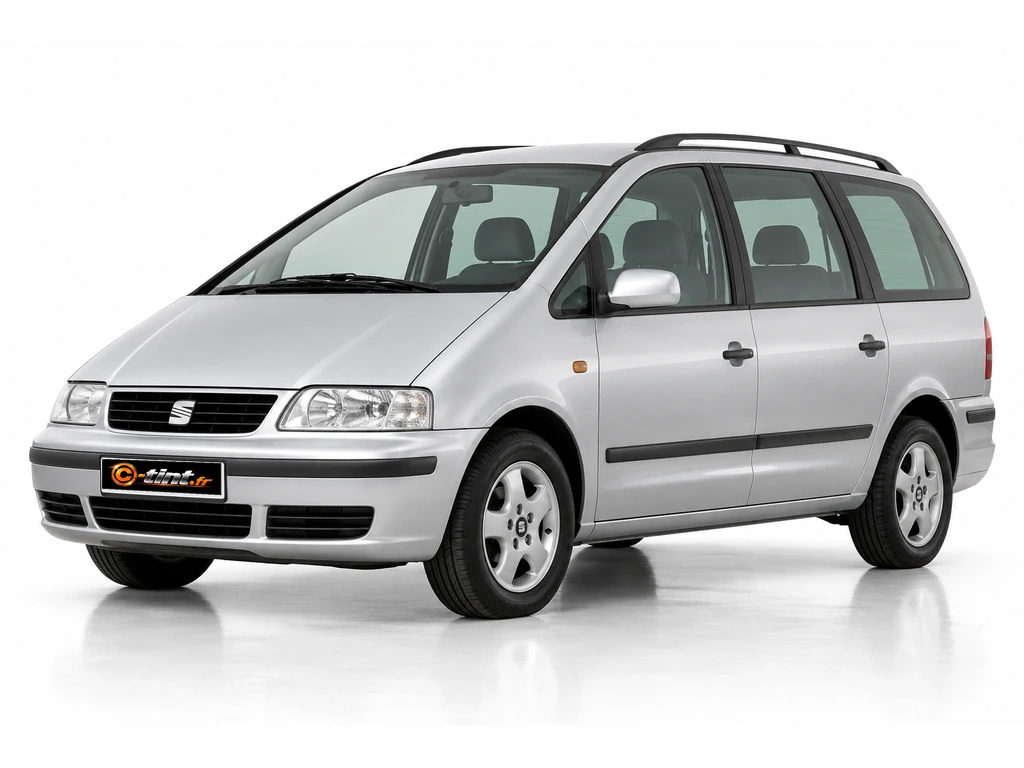 Seat Alhambra 7MS — Génération 1 — (phase 1) · Monospace · 5 portes — vue trois-quarts avant vers la gauche