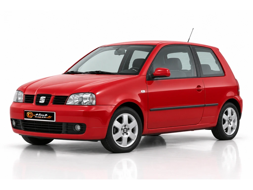 Seat Arosa 6H/6HS · Berline compacte · 3 portes — vue trois-quarts avant vers la gauche