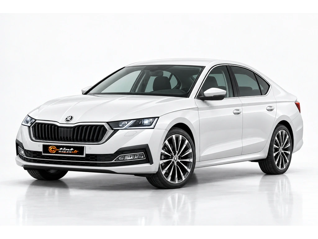 Skoda Octavia NX — Génération 4 · Berline · 5 portes — vue trois-quarts avant vers la gauche