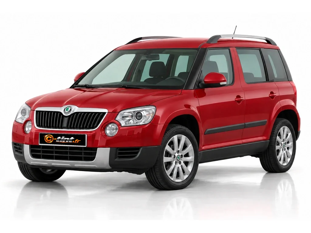 Skoda Yeti 5L · SUV · 5 portes — vue trois-quarts avant vers la gauche