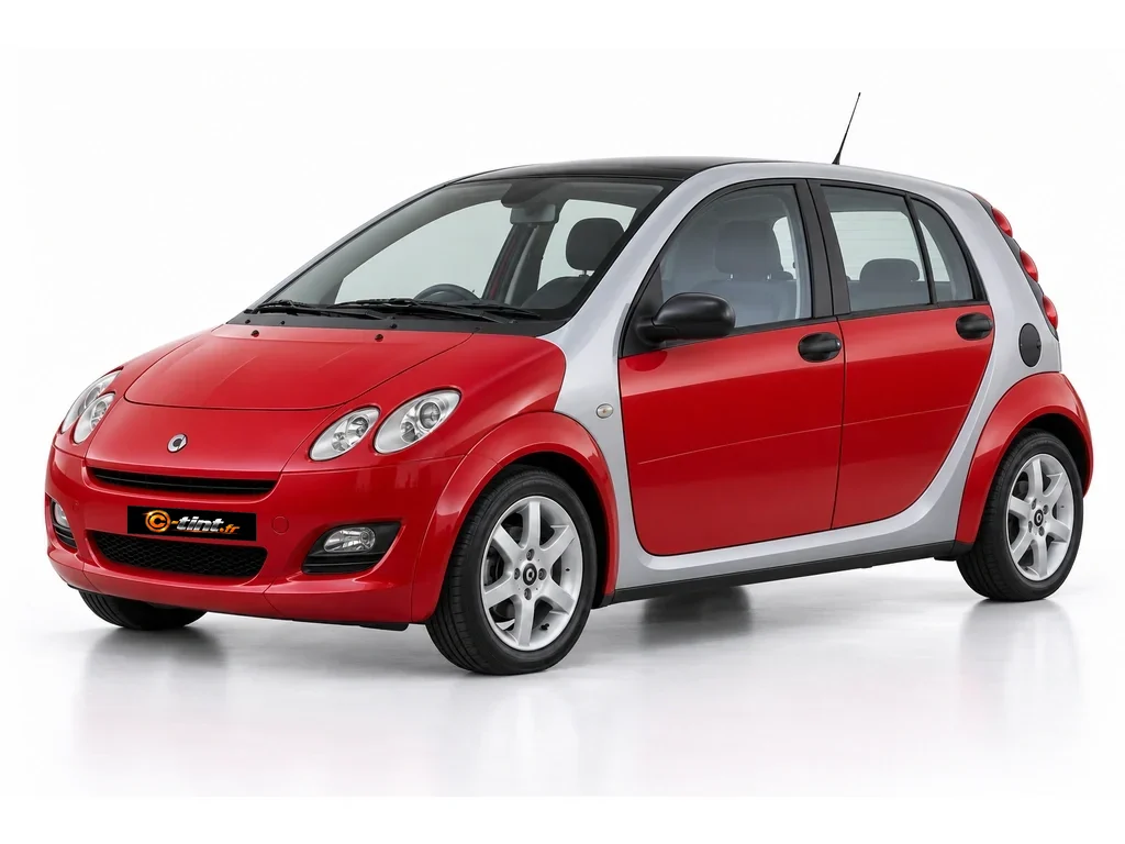 Smart Forfour 454 — Génération 1 · Berline compacte · 5 portes — vue trois-quarts avant vers la gauche