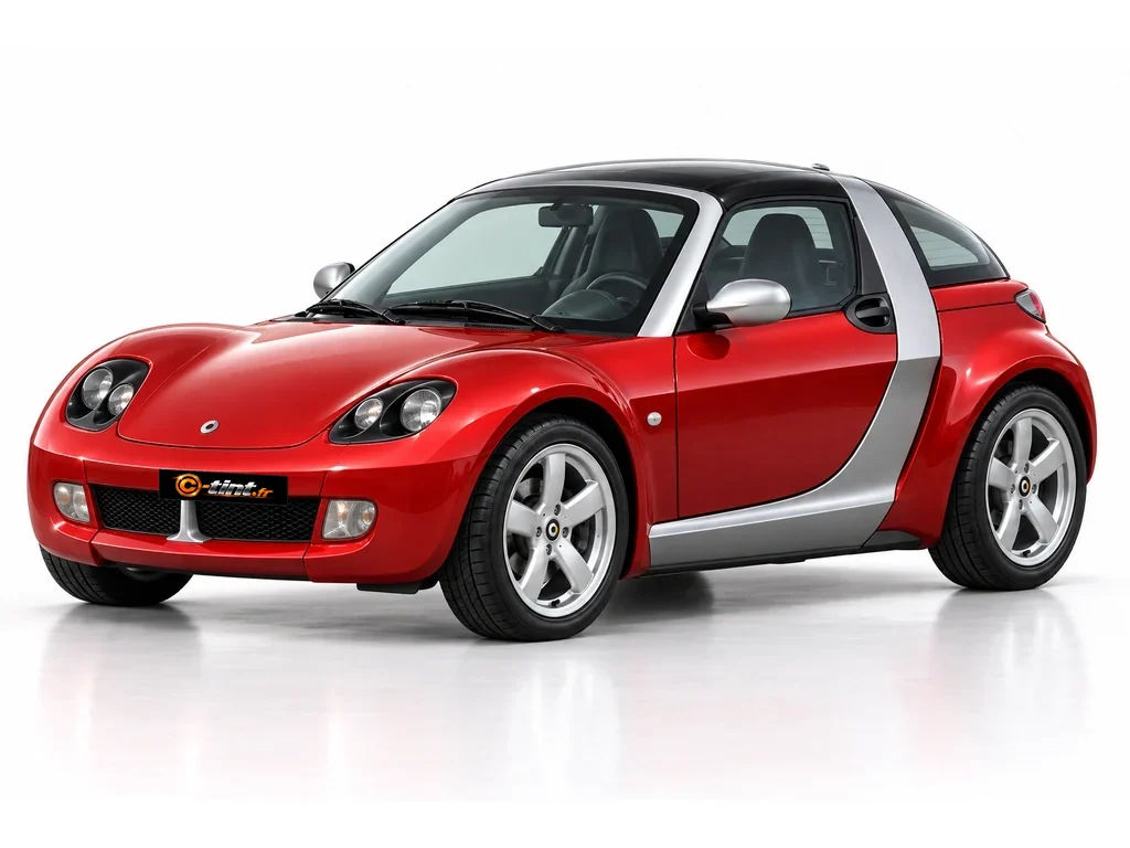 Smart Roadster 452 — Roadster Coupé — Hayon vitré · Coupé · 3 portes — vue trois-quarts avant vers la gauche