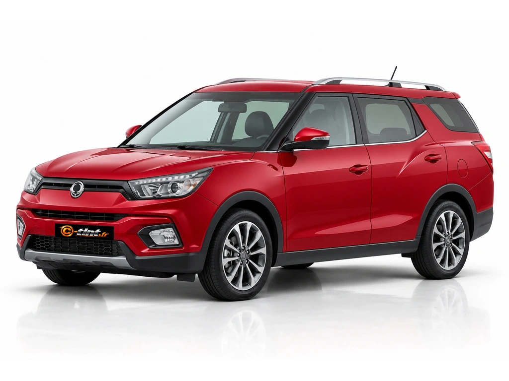 SsangYong XLV X100 — XLV · SUV · 5 portes — vue trois-quarts avant vers la gauche