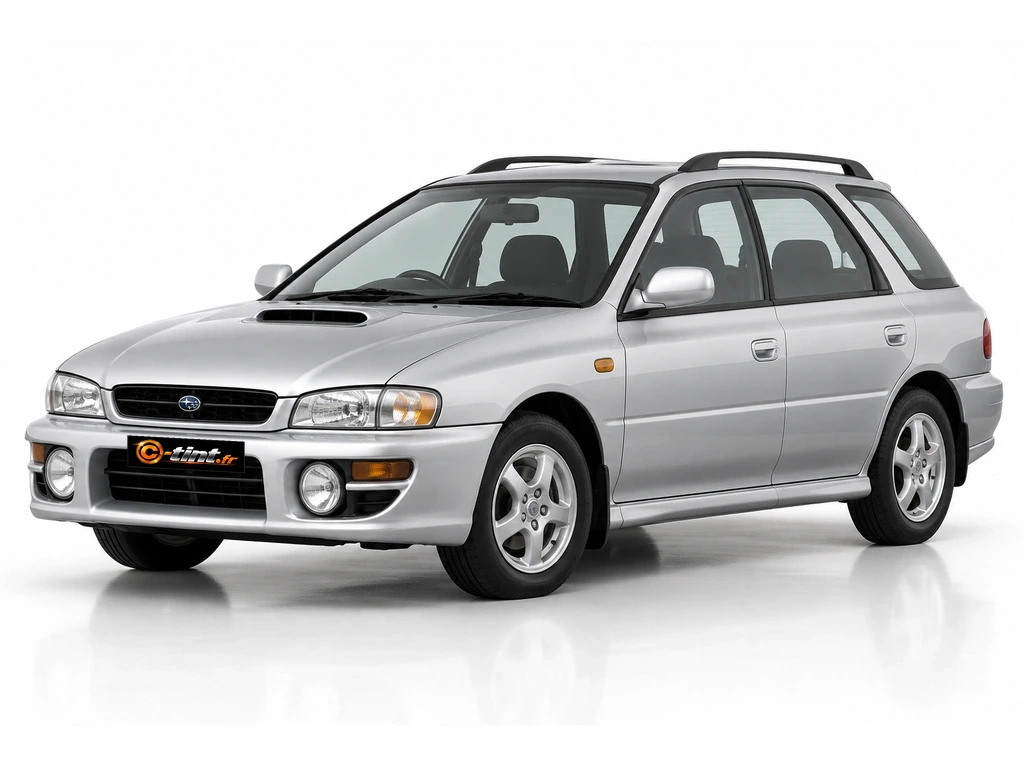Subaru Impreza GF — Génération 1 — Break · Break · 5 portes — vue trois-quarts avant vers la gauche