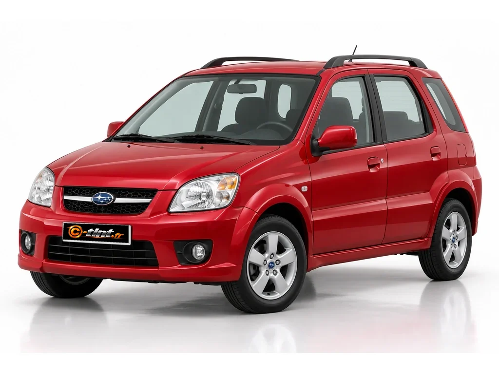 Subaru Justy NH — G3X — Génération 3 · Berline compacte · 5 portes — vue trois-quarts avant vers la gauche
