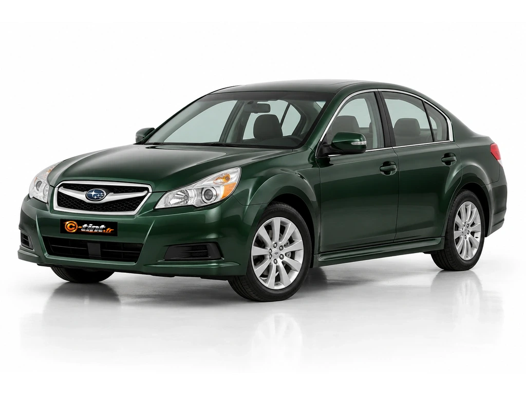 Subaru Legacy BM — Génération 5 — Berline · Berline · 4 portes — vue trois-quarts avant vers la gauche