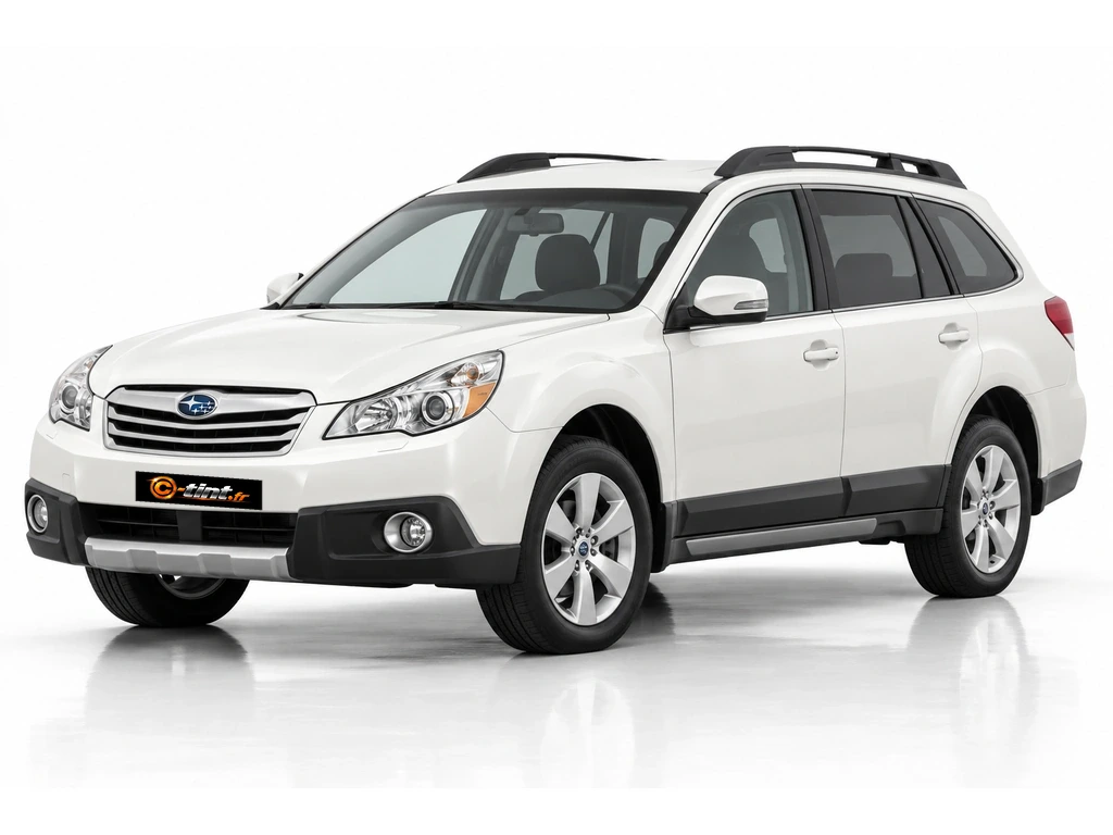 Subaru Outback BM/BR — Génération 4 — Break · Break surélevé · 5 portes — vue trois-quarts avant vers la gauche