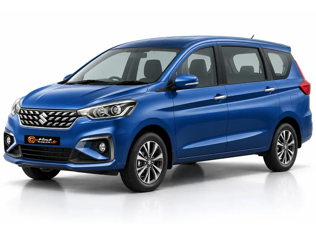 Suzuki Ertiga NC — Génération 2 — Monospace · Monospace · 5 portes — vue trois-quarts avant vers la gauche
