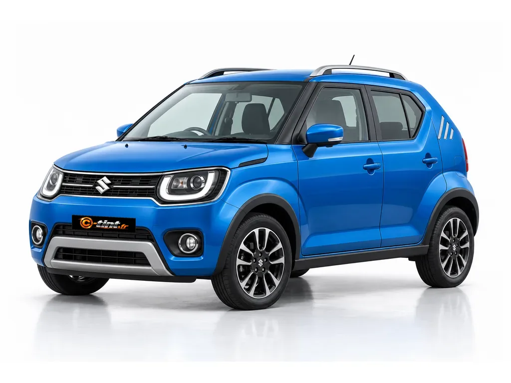 Suzuki Ignis Génération 3 · SUV · 5 portes — vue trois-quarts avant vers la gauche
