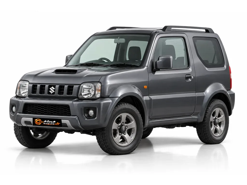 Suzuki Jimny JB — Génération 3 — Phase 3 · SUV · 3 portes — vue trois-quarts avant vers la gauche