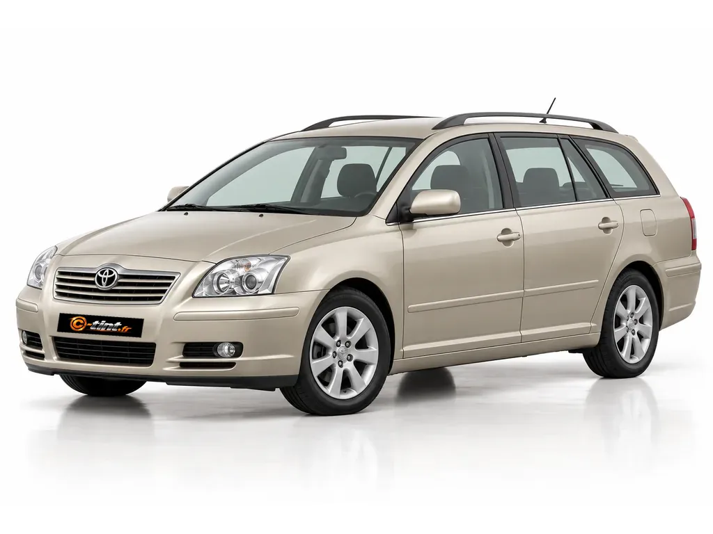 Toyota Avensis T25 — Génération 2 — Phase 1 — Break · Break · 5 portes — vue trois-quarts avant vers la gauche