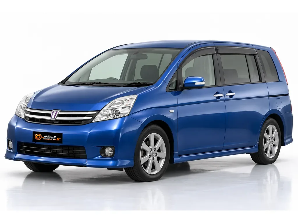 Toyota Isis Génération non codée · Monospace · 5 portes — vue trois-quarts avant vers la gauche