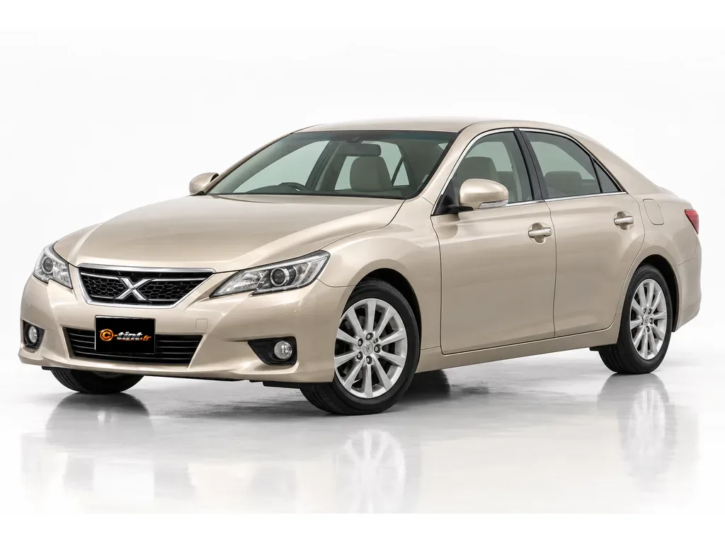 Toyota Mark X X130 — Génération 2 — Berline · Berline · 4 portes — vue trois-quarts avant vers la gauche