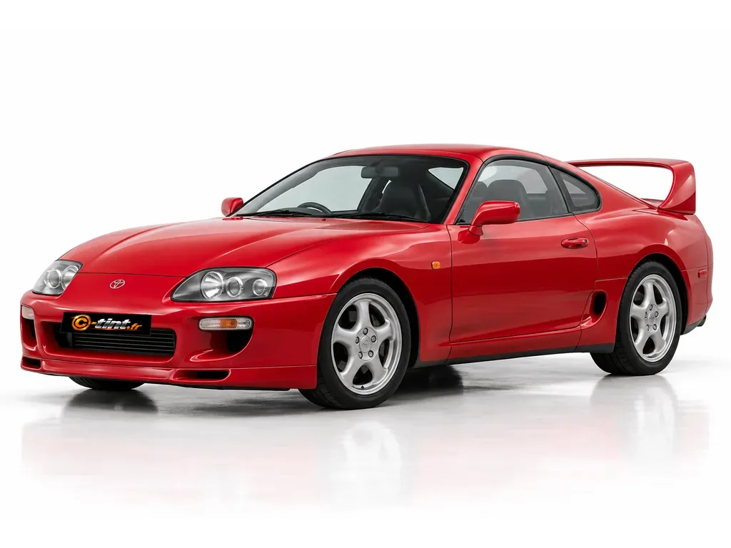 Toyota Supra A80 — Génération 4 — Coupé · Coupé · 3 portes — vue trois-quarts avant vers la gauche
