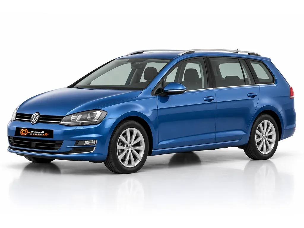 Volkswagen Golf MK7 — Génération 7 — Break · Break · 5 portes — vue trois-quarts avant vers la gauche