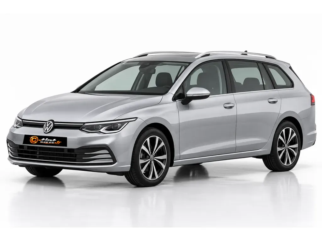 Volkswagen Golf Mk8 — Variant · Break · 5 portes — vue trois-quarts avant vers la gauche