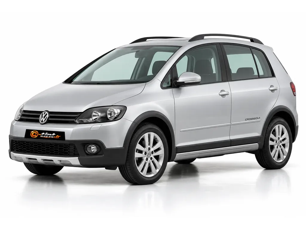 Volkswagen Golf Plus CrossGolf — Phase 2 · Monospace · 5 portes — vue trois-quarts avant vers la gauche