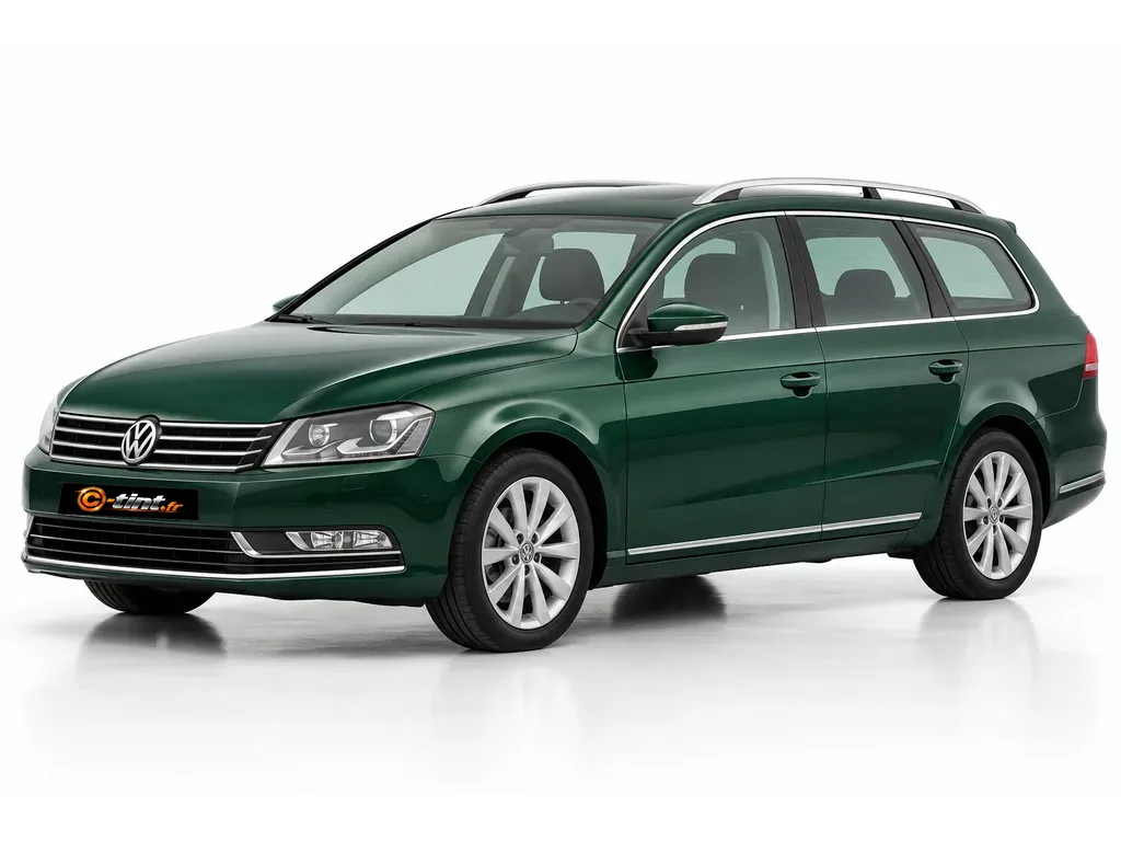 Volkswagen Passat B7 — Génération 7 — Break · Break · 5 portes — vue trois-quarts avant vers la gauche