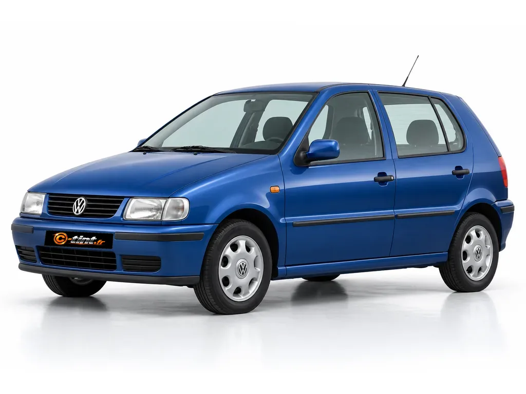 Volkswagen Polo 6N1 — Génération 3 · Compacte · 5 portes — vue trois-quarts avant vers la gauche