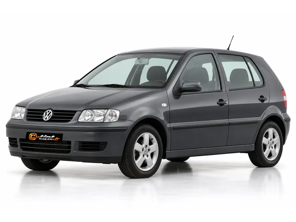 Volkswagen Polo 6N2 — Génération 3 · Compacte · 5 portes — vue trois-quarts avant vers la gauche
