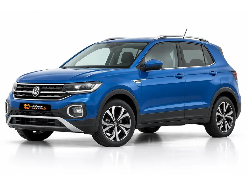 Volkswagen T-Cross C1 — Génération 1 · SUV · 5 portes — vue trois-quarts avant vers la gauche