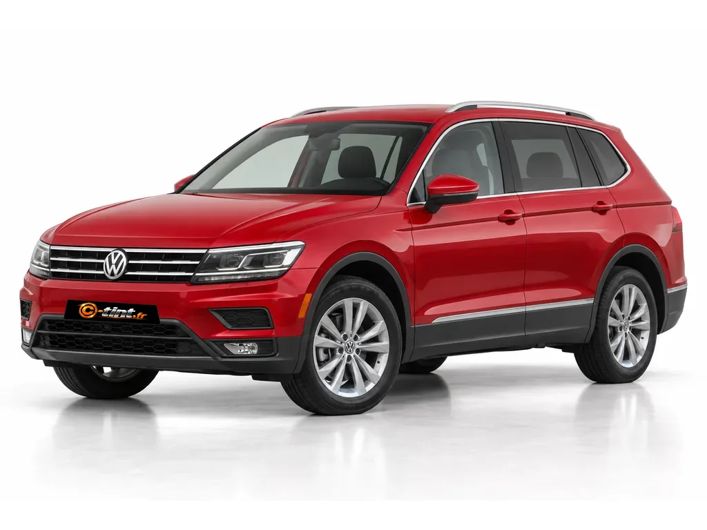 Volkswagen Tiguan Génération 2 · SUV · 5 portes — vue trois-quarts avant vers la gauche