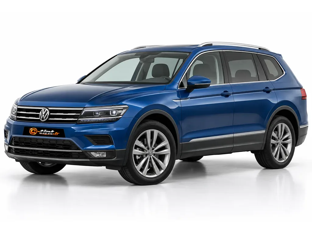 Volkswagen Tiguan Génération 2 — Allspace · SUV · 5 portes — vue trois-quarts avant vers la gauche